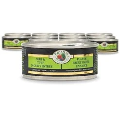 Fromm Four-Star Nutritionals Surf & Turf In Gravy Entrée - Premium Wet Cat Food - Chicken Recipe - Case Of (12) 5.5 Oz Cans