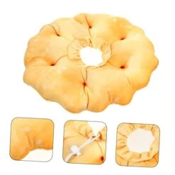 Pet Collar Small Cat Collar Kitten Collar Decorated Cookies Cat Recovery Collar Plush Elizabethan Collar Puppy Surgery Cone Pet Protective Collar Kitten Recovery Collar Food -Zoo Shop 41rX6XWX92L