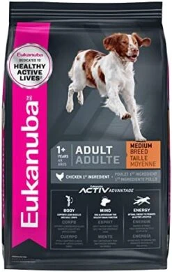 Eukanuba Adult Medium Breed Dry Dog Food, 30 Lb -Zoo Shop 41rsaqmh38L. AC 1