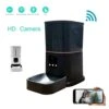 OLORES 6L Video Smart Automatic Pet Feeder Timing Cat Dog WiFi Intelligent Food Dispenser Camera Recorder Remote Control Visibility APP (Color : White Video) -Zoo Shop 41s0RRWzj2L
