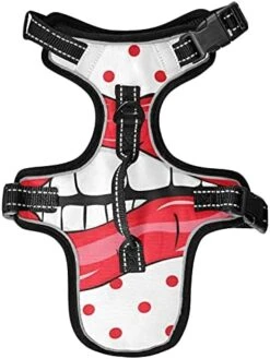 Poeticcity Seamless Colorful Japanese Food On White No Pull Vest Harness, Padded Reflective Adjustable Harnesses For Small To Large Dogs Cats With Leash Clips Easy Control Handle M -Zoo Shop 41sK8CcfUjL. AC