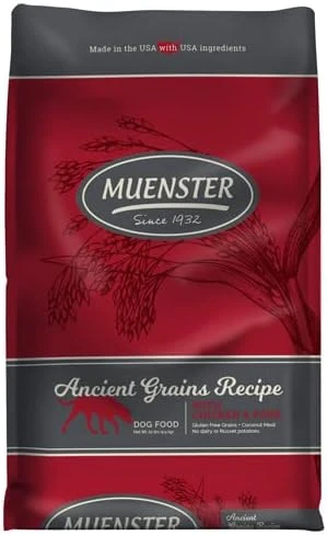 Muenster Ancient Grains With Chicken Recipe – High Protein Dry Dog Food With Fresh Chicken For Large,Medium Or Small Breed Dogs, 4lb 6 Muenster Ancient Grains With Chicken Recipe – High Protein Dry Dog Food With Fresh Chicken For Large,Medium Or Small Breed Dogs, 4lb - Image 4