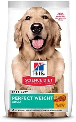 Hill's Science Diet Adult Perfect Weight Chicken Recipe Dry Dog Food, 25 Lb. Bag -Zoo Shop 41tCcSiogCL. AC