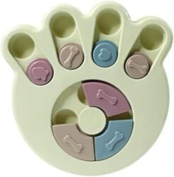 Vakitar Dog Treat Puzzle Interacive Cute Shape Slow Eating Dogs Food Puzzle Feeder Toys For Pet Dog(Claw Blue) -Zoo Shop 41tMkTnrQ4L. AC