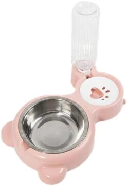 Pet Cat Food Bowl Dog Food Bowl Automatic Water Feeder Small And Medium-Sized Pet Bowl Stainless Steel Rice Bowl Pet Supplies (Blue) -Zoo Shop 41tbsXzxWRL. AC