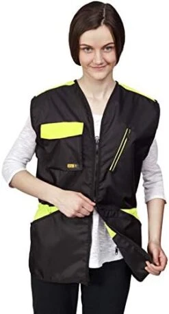 Dingo Dog Training Vest For Agility Dog Sports Training Waterproof Many Pockets For Carry Toys&Snacks 2-Way Zipper Drawstring Waist Pink Power S Size 16400-2 -Zoo Shop 41tf3w00tQL. AC