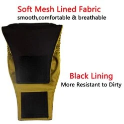 Vecomfy Belly Bands For Male Dogs 5 Pack,Premium Black Mesh Lining Large Dog Belly Wrap Leakproof Washable Reusable Doggie Diapers,L -Zoo Shop 41tfUBCRH1L