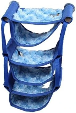 GAMIRA Pet Nest Multi-Layer Small Animals Toy Bed Resting Hamster Hammock Playing Rat Bedding Nest Platform (Color : Beige) -Zoo Shop 41tiLcw2gL. AC 1