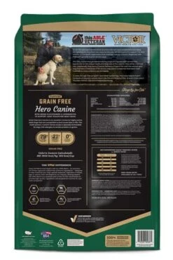 Victor Super Premium Dog Food – Purpose - Grain Free Hero Canine – Premium Gluten Free Dog Food For Active Adult Dogs – High Protein With Glucosamine And Chondroitin For Hip And Joint Health, 30lbs -Zoo Shop 41u6Xos5T7L