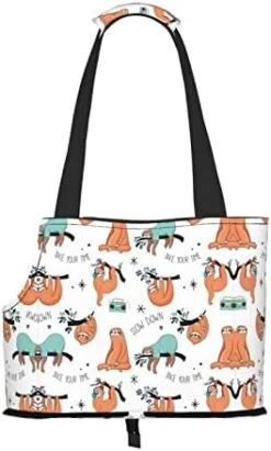 Mqgmz Black Dogs Print Pet Carrier Tote Bag With Pocket Safety - Amazing Design -Zoo Shop 41uO1fQVy0L. AC
