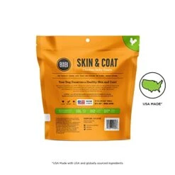 BIXBI Skin & Coat Support Chicken Jerky Dog Treats, 12 Oz - USA Made Grain Free Dog Treats - Antioxidant Rich To Support Shiny, Full Bodied Coats - High In Protein, Whole Food Nutrition, No Fillers -Zoo Shop 41uQJZk0wDL