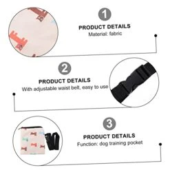 Mipcase 3pcs Dog Training Fanny Pack Tiny Dog Treats Food Snacks Training Dog Treats Dog Treat Bag Puppy Snacks Dog Treat Pouch Dog Food Carrier Pet Food Treat Pouch Pet Food Carrier Toy -Zoo Shop 41usLhQvRxL