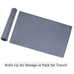 Vivaglory Pet Food Mat Silicone Dog Cat Bowl Mat Non-Stick Food Pad Waterproof Grade Pet Feeding Mat, Grey 19" L X 12" W -Zoo Shop 41uwqUdkmPL