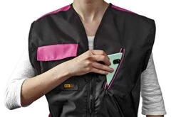 Dingo Dog Training Vest For Agility Dog Sports Training Waterproof Many Pockets For Carry Toys&Snacks 2-Way Zipper Drawstring Waist Pink Power S Size 16400-2 -Zoo Shop 41v0h6szoML