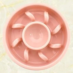 Balacoo Puzzle Dog Food Feeder Bowl Fun Stop Bloat Dog Bowl Interactive Anti Choke Pet Bowl For Pet Dog Cat () Dog Food Slow Puzzle -Zoo Shop 41vPVnj5a7L