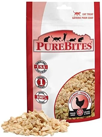 PureBites Freeze Dried Chicken Breast Cat Treats 156g | 1 Ingredient | Made In USA (Packaging May Vary) 9 PureBites Freeze Dried Chicken Breast Cat Treats 156g | 1 Ingredient | Made In USA (Packaging May Vary) - Image 7