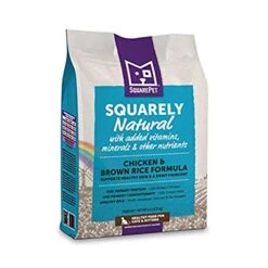 SquarePet Squarely Natural Chicken & Brown Rice Dry Cat Food 4.4lbs (41582)