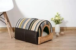 SENERY Winter Pet House Kennel Nest With Mat Foldable Bed For Small Medium Dogs Puppy Sleeping Bag -Zoo Shop 41vcgdGVXOL. AC