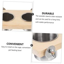 EVANEM 2pcs Bird Toy Bird Accessories Hamster Accessories Hanging Parrot Bowl Bird Cage Plastic Cup Water Bird Cup Parrot Water Cup Pet Feeder Parrot Food Cups To Feed Water Cup Wood 13 EVANEM 2pcs Bird Toy Bird Accessories Hamster Accessories Hanging Parrot Bowl Bird Cage Plastic Cup Water Bird Cup Parrot Water Cup Pet Feeder Parrot Food Cups To Feed Water Cup Wood -Zoo Shop 41w0jw3qCbL