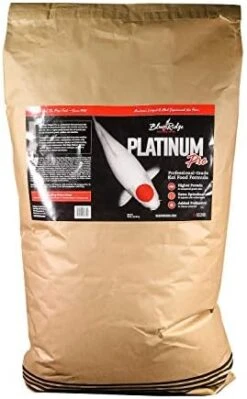 Blue Ridge Fish Food [4.5lb], Platinum Professional Formula 3/16" Floating Pellet, Koi And Goldfish -Zoo Shop 41w40E3rQeL. AC