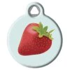 Dog Tag Art Food-Themed Custom Pet ID Tags For Dogs And Cats, Personalized Dog Tags With Customized Identification Informatio - Summer Strawberry - Large -Zoo Shop 41wE4v6bNXL
