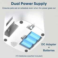 Yakry Automatic Dog Feeder With Camera - 6L/25 Cups Smart Cat Feeder With Timer 2-Way Audio HD 1080P Cam Night Vision - 2.4G WiFi Pet Food Dispenser With App Control C2 -Zoo Shop 41wfKLf8YGL