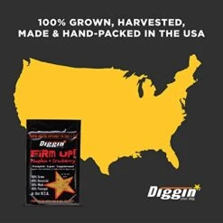 Diggin’ Your Dog Firm Up Pumpkin For Dogs & Cats With Cranberry, 100% Made In USA, Pumpkin Powder For Dogs, Digestive Support, Apple Pectin, Fiber, Healthy Stool, 4 Oz -Zoo Shop 41wmRbtGvEL