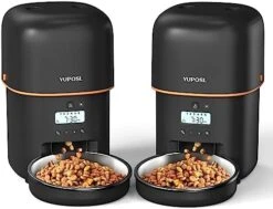 Yuposl Automatic Dog Feeders - 2 Packs 8cup/68oz For Pets, Cat Feeder Over 180-day Battery Life, Automatic Cat Feeders 1-6 Meals Control, Pet Feeder Cat Food Dispenser Freshness Dry Food -Zoo Shop 41wwHL1LHHL. AC