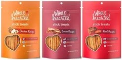 WholeHearted Grain Free Soft And Chewy Dog Stick Treats (Chicken & Beef & Bacon, 3-6 OZ) -Zoo Shop 41x4MBhwgL. AC