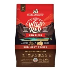 Stella & Chewy's Wild Red Dry Dog Food Raw Blend High Protein Grain & Legume Free Red Meat Recipe, 3.5 Lb. Bag