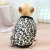 Soft Dog Clothes Dog Hoodies Coat Leopard Fleece Dog Sweatshirt For Medium Dogs Bulldog Pug Pet Shirt Clothing A5 XXL