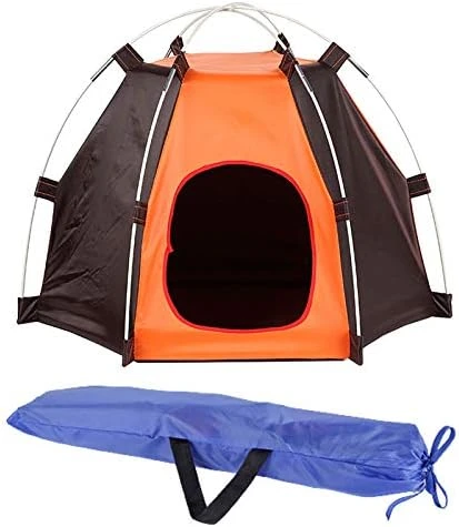 SONGBIRDTH Folding Anti-Ultraviolet Waterproof Pet Tent Patchwork House For Small Dog Cat,Breathable Cotton Blend,Removable Easy To Clean 7 SONGBIRDTH Folding Anti-Ultraviolet Waterproof Pet Tent Patchwork House For Small Dog Cat,Breathable Cotton Blend,Removable Easy To Clean - Image 5