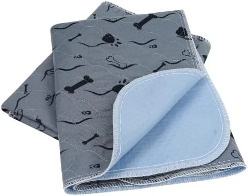 Washable Pee Pads Dogs With Puppy Grooming Gloves,Reusable,Waterproof,Non-Slip,Super Absorbing Pet Pads Dog Bed Mat,Whelping Pads,Dog Playpen Mat,Pee Pad For Guinea Pig Cage,(2-Pack) 18"X24" 8 Washable Pee Pads Dogs With Puppy Grooming Gloves,Reusable,Waterproof,Non-Slip,Super Absorbing Pet Pads Dog Bed Mat,Whelping Pads,Dog Playpen Mat,Pee Pad For Guinea Pig Cage,(2-Pack) 18"X24" - Image 6