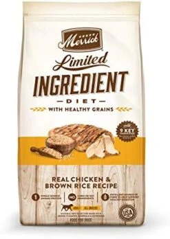 Merrick Limited Ingredient Diet Grain Free Dry Dog Food Real Lamb & Sweet Potato Recipe - 4 Lb. Bag -Zoo Shop 41yTCE5wcvL. AC 2
