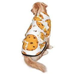 Cookie Realistic Food Pet Dog Costume Large Pets Wear Hoodies Winter Large Cats Cloth Sweatshirts Jacket Pullover