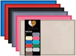 Hubulk Dog Feeding Mat,Silicone Pet Food And Water Bowl Placemat,Dishwasher, High Raised Edge To Prevent Spills,Nonslip Waterproof Tray To Stop Messes On Floor（24"x16"x0.5", Taupe） -Zoo Shop 41yvMoDiBL. AC