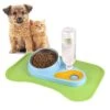 Replenish Pet Feeder And Waterer, Tilt Raised Food Bowls With Waterproof Feeding Food Mat, 2 In 1 Removable Food Water Bowls Set With 500ML Auto Siphon Water Bottle For Dog Cat Small Animals (Blue) 1 Replenish Pet Feeder And Waterer, Tilt Raised Food Bowls With Waterproof Feeding Food Mat, 2 In 1 Removable Food Water Bowls Set With 500ML Auto Siphon Water Bottle For Dog Cat Small Animals (Blue) -Zoo Shop 41yx69HihLL