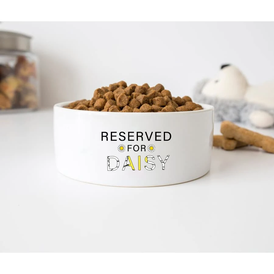 GENERIC Reserved For Pet, Personalized Pet's Name Bowl, Ceramic Food Bowl For Pets Available In Two Sizes, Dog Bowls, Cat Drinking Bowls 3 GENERIC Reserved For Pet, Personalized Pet's Name Bowl, Ceramic Food Bowl For Pets Available In Two Sizes, Dog Bowls, Cat Drinking Bowls
