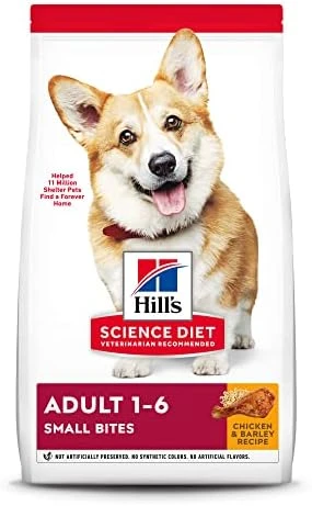 Hill's Science Diet Dry Dog Food, Adult, Small Bites, Chicken & Barley Recipe, 35 Lb. Bag 10 Hill's Science Diet Dry Dog Food, Adult, Small Bites, Chicken & Barley Recipe, 35 Lb. Bag - Image 8