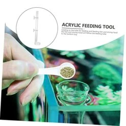 NOGRAX 1 Set Fish Tank Feeding Tube Clear Glass Clear Tray Auto Feeder Fish Feeder Tube Water Food Dish Acrylic Shrimp Feeding Tube Fish Feeding Supply Feeding Tube With Sucker Automatic Feeder (Colo -Zoo Shop 41zIEohadRL
