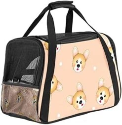 Pet Carrier Cute Cat Fish Food Pattern Soft-Sided Pet Travel Carriers For Cats,Dogs Puppy Comfort Portable Foldable Pet Bag Airline Approved 29 Pet Carrier Cute Cat Fish Food Pattern Soft-Sided Pet Travel Carriers For Cats,Dogs Puppy Comfort Portable Foldable Pet Bag Airline Approved -Zoo Shop 41zLboU2pQS. AC