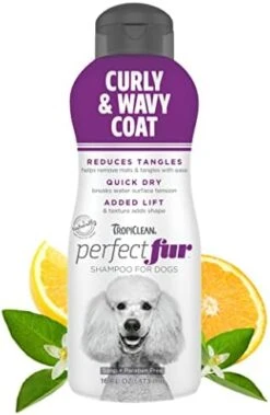 TropiClean Perfect Fur Dog Shampoo For Shedding Control For All Breeds With A Short Double Coat, 16 Ounce -Zoo Shop 41zhiwwwoRL. AC