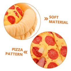 GARVALON Cat Nest Cat House Indoor Pet Mat For Food Indoor Mat Small Dog Cushion Pizza Pet Mat Dog Beds For Small Dogs Small Cat Bed Cat Hideaway Cat Toys Hot Dog Cloth The Dog Kitten Beds -Zoo Shop 41zktnxSWOL