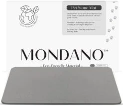 Diatomaceous Earth Stone Pet Mat - Graphite Grey -Zoo Shop 41zwX1JpEL. AC