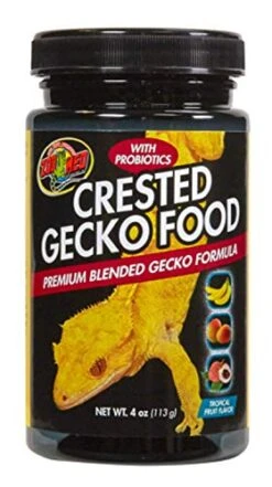 Zoo Med Crested Gecko Food - Tropical Fruit Flavor 4 Oz (113 G) - Pack Of 4