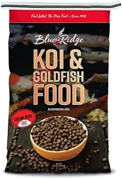 Blue Ridge Fish Food [5lb], Color Rich Formula 3/16" Floating Pellet, Koi And Goldfish -Zoo Shop 51 PdWCAAGL. AC