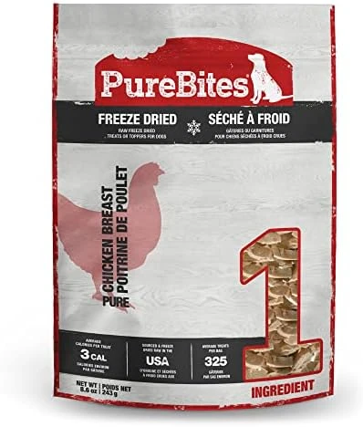 PureBites Freeze Dried RAW Chicken Breast Treats For Dogs, 8.6oz 10 PureBites Freeze Dried RAW Chicken Breast Treats For Dogs, 8.6oz - Image 8