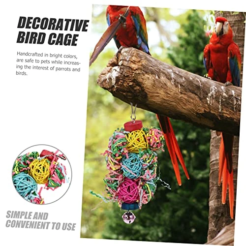 Iplusmile 6 Pcs Parrot Chew Toy Parakeet Chew Toys For Puppies Small Bird Toys Cockatiel Toys Parrot Toys For Large Birds Chewing Toys Bird Chewing Toys Bird Cage Pendant Parakeet Swing Food 4 Iplusmile 6 Pcs Parrot Chew Toy Parakeet Chew Toys For Puppies Small Bird Toys Cockatiel Toys Parrot Toys For Large Birds Chewing Toys Bird Chewing Toys Bird Cage Pendant Parakeet Swing Food - Image 2