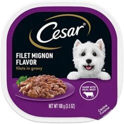 CESAR Adult Soft Wet Dog Food Steak Lovers Variety Pack With Real Meat, (36) 3.5 Oz. Trays 21 CESAR Adult Soft Wet Dog Food Steak Lovers Variety Pack With Real Meat, (36) 3.5 Oz. Trays -Zoo Shop 5102wTMtRHL. AC