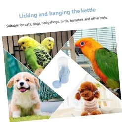GANAZONO Parrot Drinking Fountain Bird Water Sprinkler Water Feeder Bottle Parrots Water Dispenser Pet Automatic Feeder Bird Food Cockatiel Puppy Water Bottle Bird Parrots Water Dispenser -Zoo Shop 510BSng7nML
